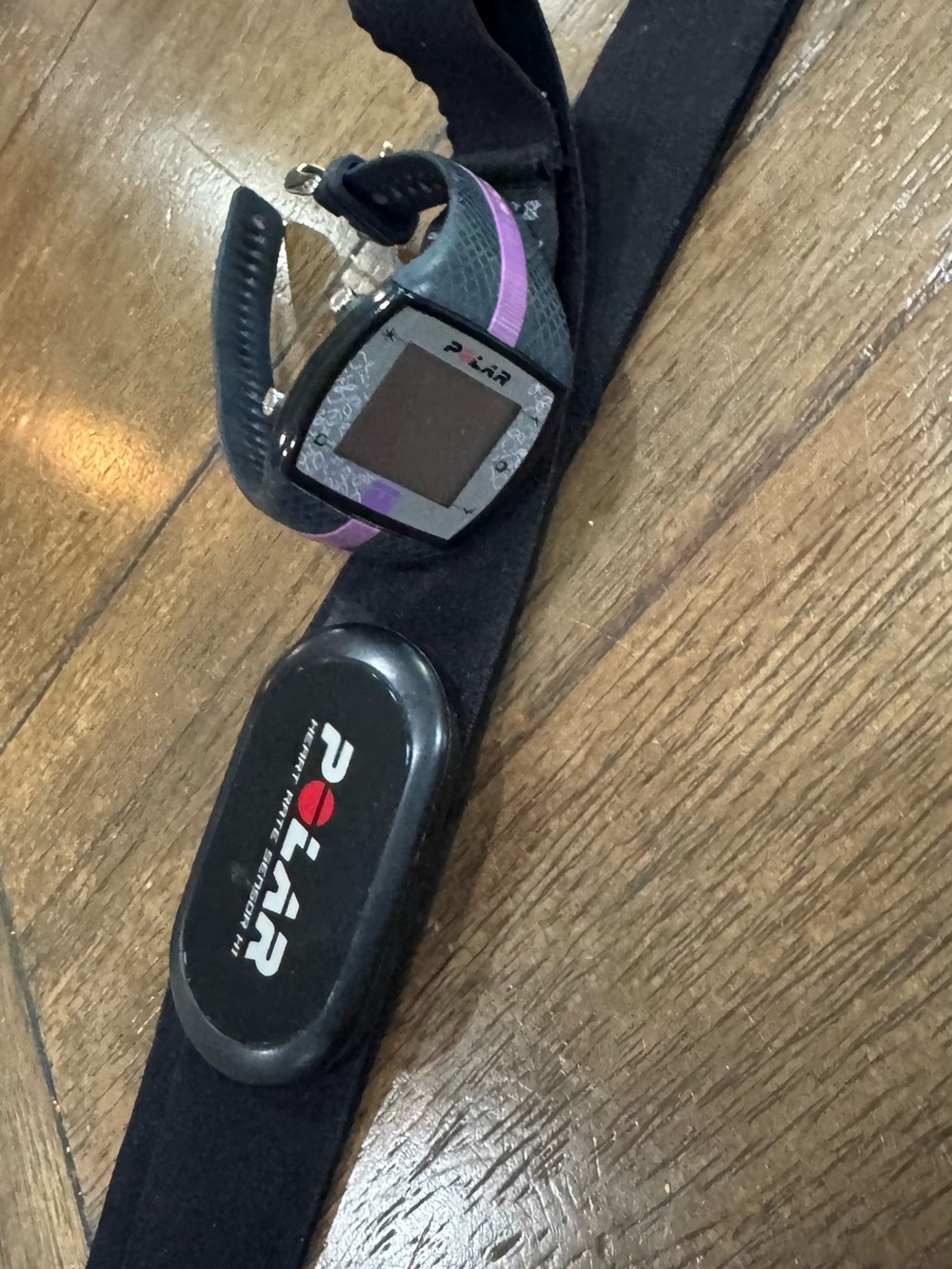 Women’s Fitness Watch in Black and Purple
